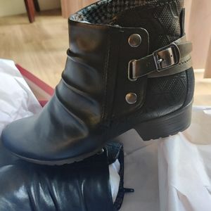 Black Ankle Boot - Size 8